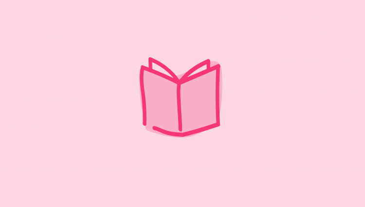 Booklet icon light pink